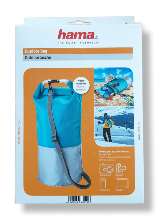 Hama - Outdoortasche wasserabweisend 9,5 l Inhalt für Digitalkamera, Smartphone etc.